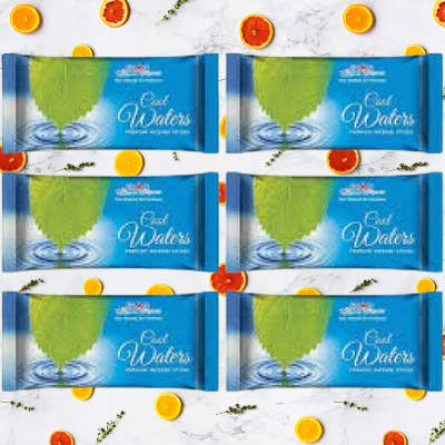 Cool Waters 120 gram Zipper Agarbatti (Pack of 6 )