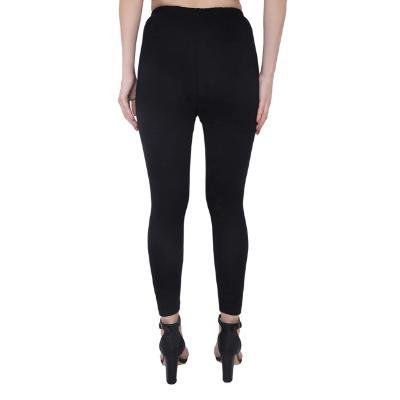MADONA Ankel Lenth Western Wear Leggins (Solid) Red,Black,Pack of 2