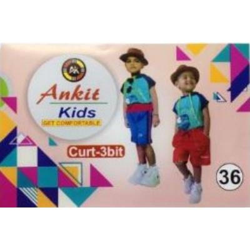 Ankit Shorts For Boys Casual Solid Cotton Lycra (Peach, Pack Of 1)