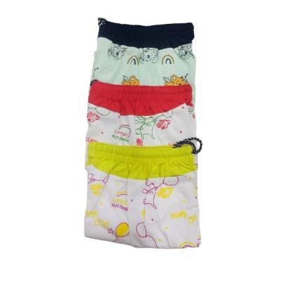Ankit Shorts For Baby Boy & Baby Girls Casual Printed Pure Cotton (White By Color, Pack Of 6)