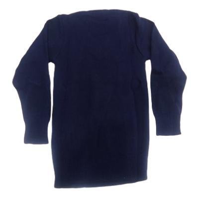 Cotton Blend Full Sleeves Cardigan School Sweater for Girls NavyBlue (Pack Of 1 )