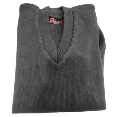 Cotton Blend Sleepless School Sweater for Boys & Girls Grey (Pack Of 1 )