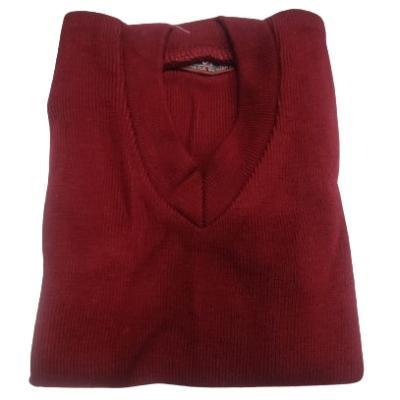 Cotton Blend Sleepless School Sweater for Boys & Girls Maroon (Pack Of 1 )