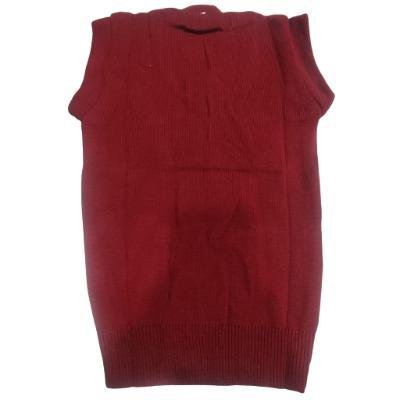 Cotton Blend Sleepless School Sweater for Boys & Girls Maroon (Pack Of 1 )