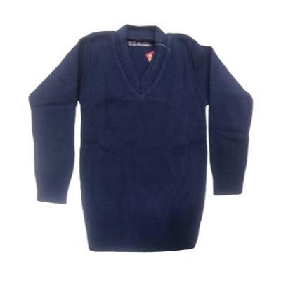 Cotton Blend Full Sleeves School Sweater for Boys & Girls NavyBlue (Pack Of 1 )
