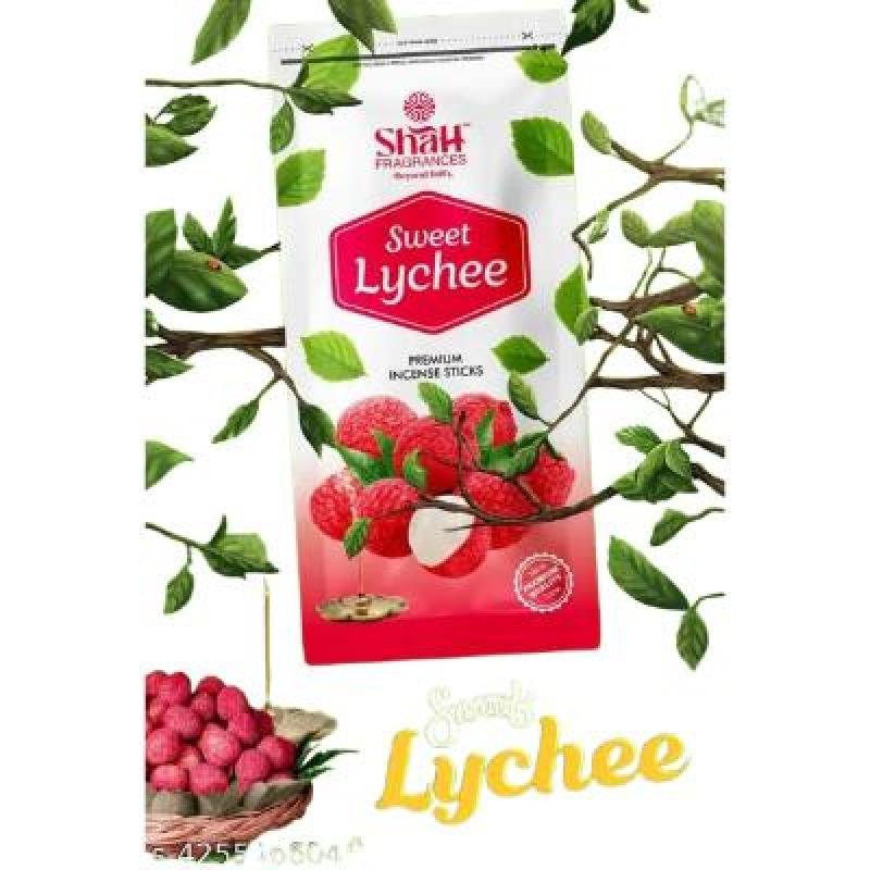 Sweet Lychee 120 Gram Zipper Agarbatti (Pack of 1 )