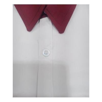 Girls By Colours 100%Cotton School unifrom white half sleeve shirt(Pack Of 1)
