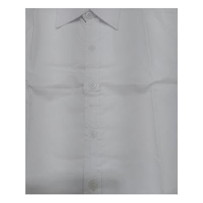Boys & Girls 100%Cotton School unifrom white half sleeve shirt(Pack Of 1)