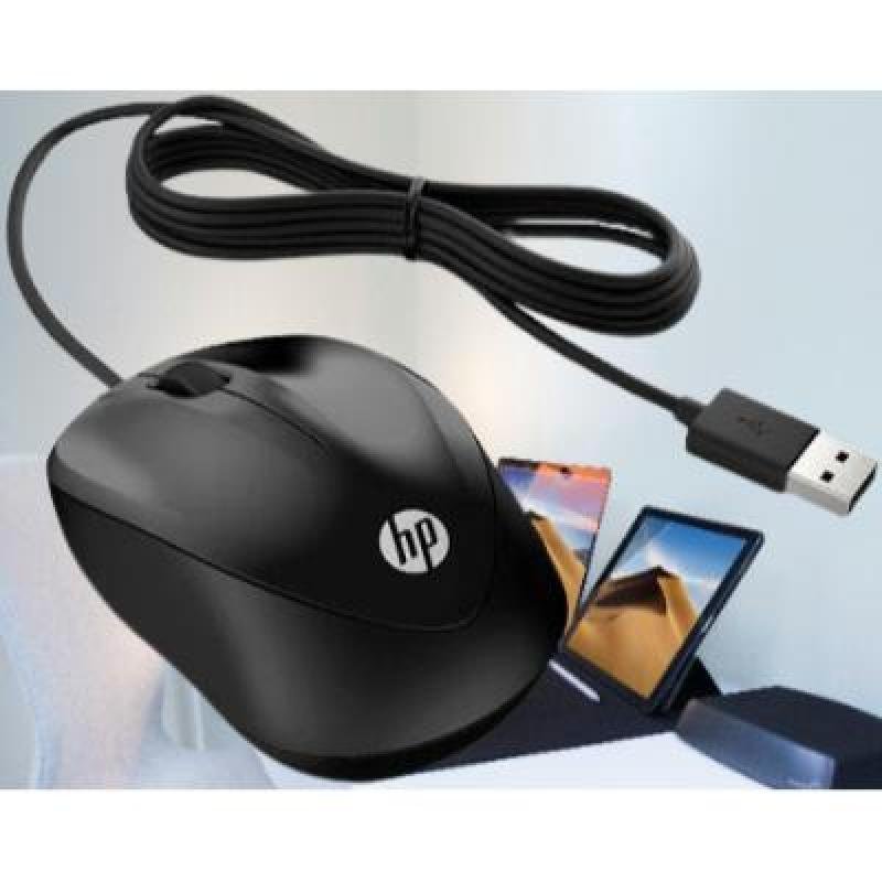 HP 1000 Wired Ambidextrous Optical Mouse(PACK OF 1)