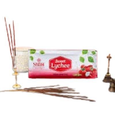 Sweet Lychee 120 Gram Zipper Agarbatti (Pack of 6 )