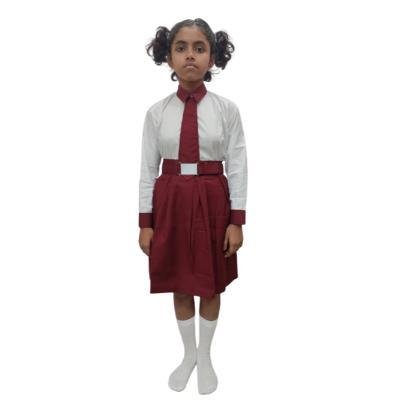 Girls By Colours Ramones Cotton School unifrom white Full sleeve shirt(Pack Of 1)