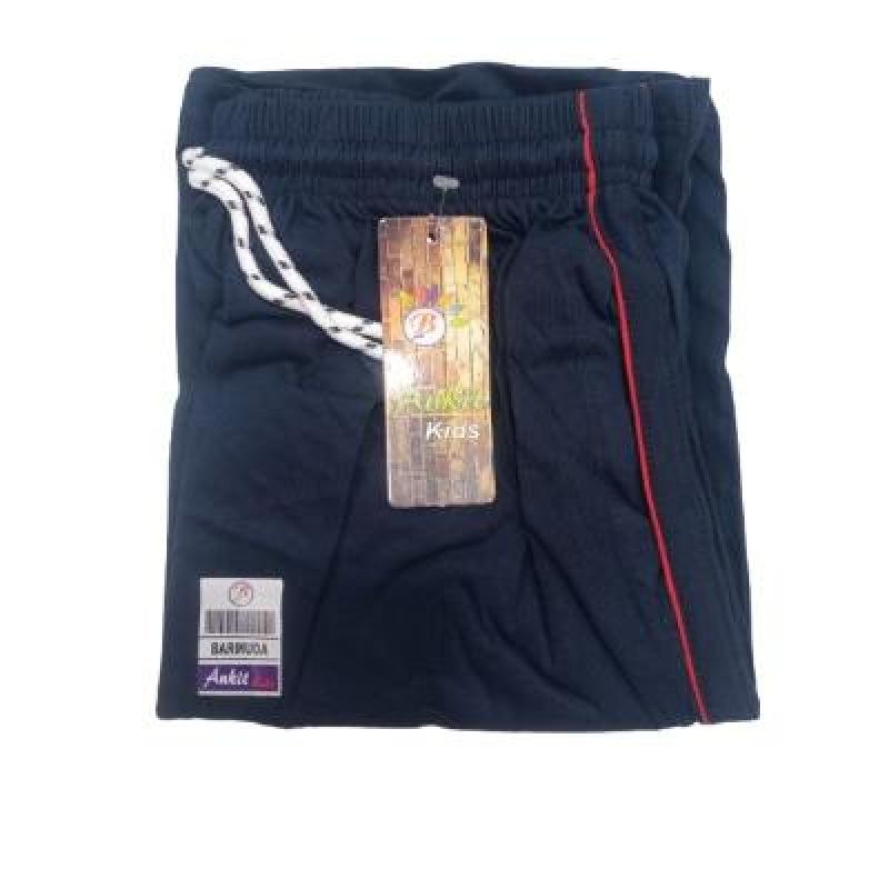 Ankit Bermunda Shorts For Boys Casual Solid Cotton Lycra (Grya,NavyBlue,Parch,Pack Of 3)