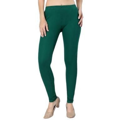 MADONA  Full Lenth Western Wear Leggins (Solid) Green Pack of 1