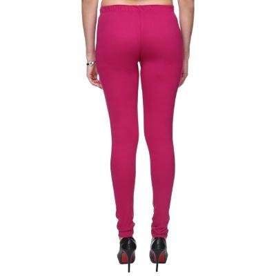 MADONA Full Lenth Western Wear Leggins (Solid) Maroon & Pink Pack of 2