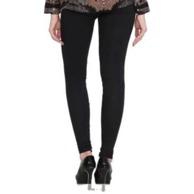MADONA  Full Lenth Western Wear Leggins (Solid) Black Pack of 1